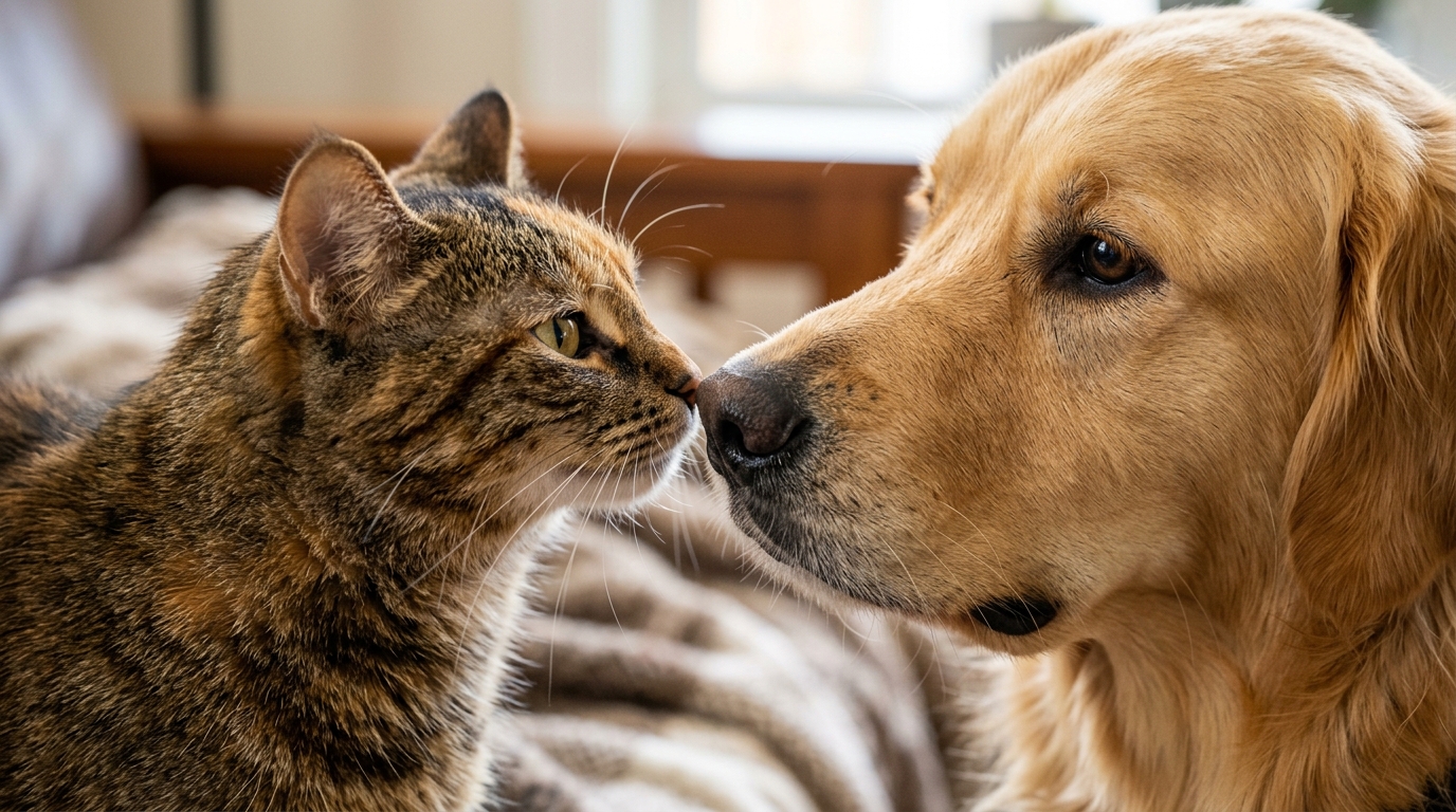 « Je croyais qu&rsquo;ils finiraient par s&rsquo;entendre » : ce que font les premières rencontres entre un chien et un chat, personne ne le soupçonne